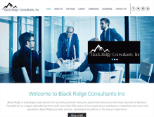 Tablet Screenshot of blackridgeconsultantsinc.com